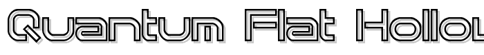 Quantum Flat Hollow (BRK) font